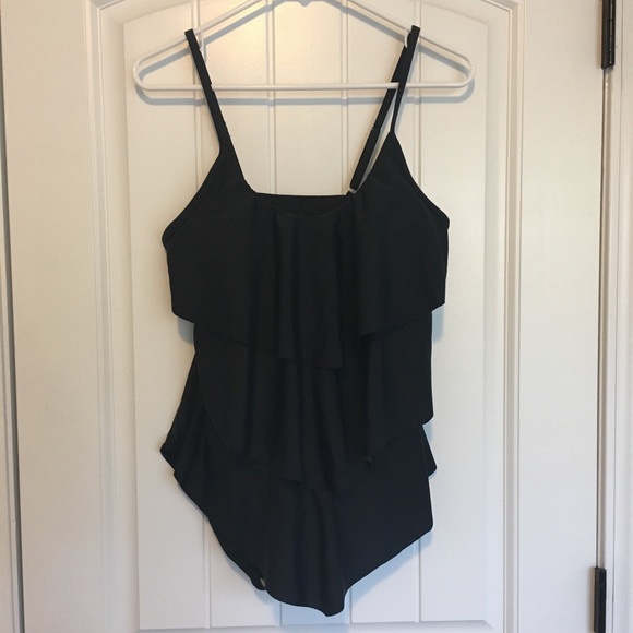 Other - Black One Piece Bathing Suit NWOT Size Large